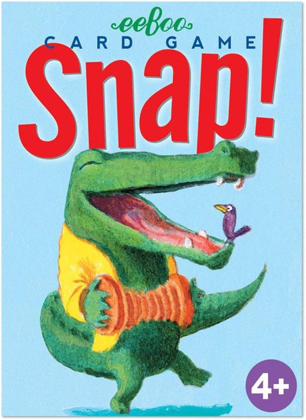 eeBoo Snap Playing Card Game, Easy to Understand, Includes Instructions, Encourages Imagination, Ages 5 and Up