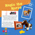 Bene World Haylo The Horse Stuffed Animal, Emotion Management Plush Toy for Kids, Horse & Book Set