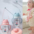 270ml/12m+/Pink/Pack 3 Oberni Toddler Sippy Cup, Tritan Baby Water Bottle With Non-Spill Valve Spout, Removable Handle