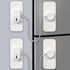AOSITE Mini Fridge Locks for Kids, No Drill Refrigerator Locks for Cabinets, Drawer Locks for Baby Proofing, White, 2