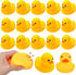 Ensbelei Yellow Rubber Ducks Bath Toys 20Pack, Bathtub Floating Squeaky Duck Bulk Baby