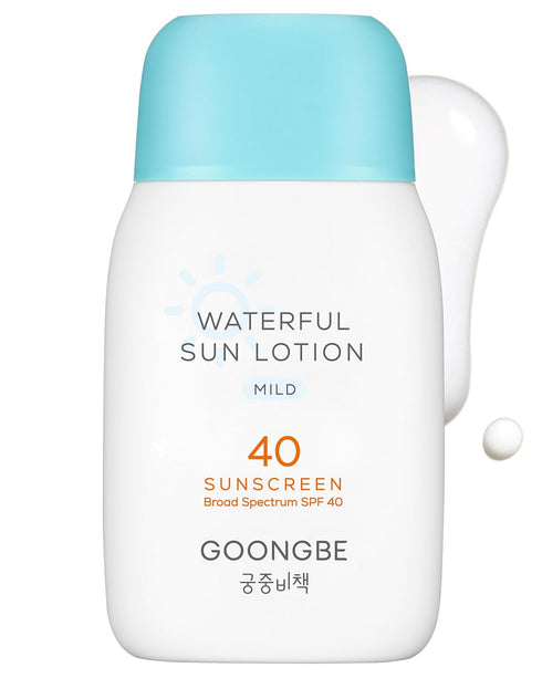 GOONGBE Waterful Sun Lotion Mild SPF 40 - Zinc Oxide Water Resistant
