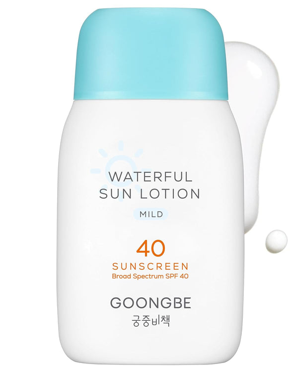 GOONGBE Waterful Sun Lotion Mild SPF 40 - Zinc Oxide Water Resistant