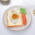 Honbay 4PCS Lifelike Artificial Fried Eggs PVC Resin Fake Food Realistic Simulation Cooked Egg Imitation Food Model