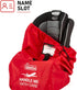 33 18 18 KiddiGo Car Seat Travel Bag for Airplane, Red, H x W x D, Fits Most Standard Convertible, Booster & Infant Car