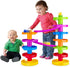 Ball Drop Educational Toy with Bridge - Advanced Spiral Swirl Ball Ramp Playset for Toddlers