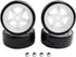 4PCS 12mm Hub Wheels, 1:10 63mm Hard Plastic RC Drift Cars On Road Touring Racing Bald Tires for Traxxas HSP Tamiya
