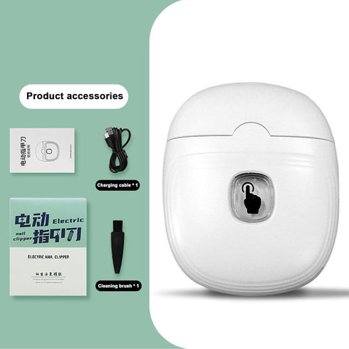 Trimmer Electric Nail Clipper with Light, Effortless Trim and File Nails, Electric Nail with LED Light Adult and Child