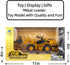 Bulldozer Toys for Boys Heavy-Duty Metal Loader Vehicle Sand/Beach Toy with Functional Arm and Bucket,Realistic Perfect