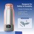 YARUITK 45W 100W 17oz 10400mAh Portable Bottle Warmer for Travel, Quick Charge, Fast Heating Baby Bottle Warmer