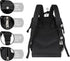 Hsnar Backpack Music Guitar Waterproof Diaper Bag Large Capacity Baby Bag with Stroller Straps, Multi-Pocket Diaper Bag
