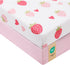 Baby Crib Sheets Girl, Toddler Bed Sheets Fitted for 52x28 Inch Standard