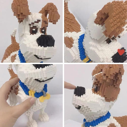 Ulanlan Adult Building Sets, 2100 Pieces Micro Bricks Dog Animal Building Toy for Kids and Teens
