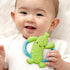 3 Itzy Ritzy Pickle-Shaped Baby Teether with Handles Silicone Teether for Babies with Easy-Grab Handles and Textured