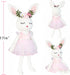 Ballerina Doll Easter Stuffed Animal Bunny Plush Animal Doll, Plush Rabbit Toy Bunnys Stuffed Animals for Girls Easter