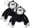 2pcs Plush Monkey Keychains, Stuffed Orangutan Gorilla Keyrings, Cute Animals for Backpacks, Monkey Stuffed Animal