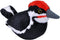 Wild Republic Audubon Birds Pileated Woodpecker Plush with Authentic Bird Sound, Stuffed