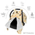 Sweet Honey Cute Bees Baby Car Seat Canopy Nursing for Breastfeeding Multi-Use Infant Stretchy Carrier Carseat Winter