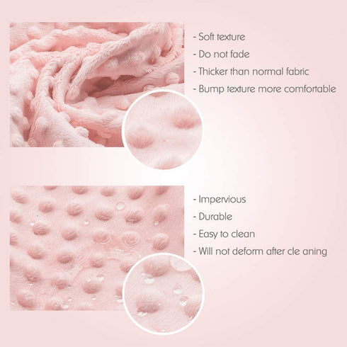32"/34'' 16" Baby Changing Pad Cover, Super Soft Minky Dot Diaper Changing Table Covers for Baby Girls and Boys, Ultra