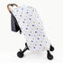 Muslin Stroller Cover, Versatile Sunshade, Windbreaker, and Insect Shield, Stylish and Breathable Travel Accessory