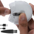 HSHGZSR 2 Trimmer Electric Nail Clipper Nail Cutter Safety Nail Clippers with Light and Speeds Portable Rechargeable