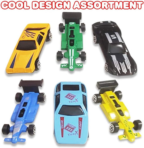 25 Set, ArtCreativity Pc-Diecast-Toy Car Durable-Diecast-Mini Racers in Assorted Designs, Cool Birthday Party Favors