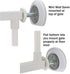 Wall Saver for Baby Gate Damage - 4 Mini Flat Bottom Wall Savers - Makes Safety Gates More Secure for Childproofing