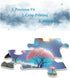 BBOLDIN 1000 Magic Forest Landscape Puzzles for Adults Pieces, Nature Waterfall Moon Jigsaw Puzzle, Colorful Tree