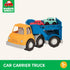 Battat Wonder Wheels Toy Carrier Truck & 2 Toy Cars, Toy Truck Playset for Kids, Recyclable Materials