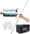 OUERMAMA Silver Magic Cane Metal Appearing Cane with Video Tutorial and Gloves for Magic Tricks
