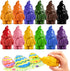 VKTEN Easter Basket Stuffers for Kids 12 Pack 3D Gnome Crayons, Chunky Toddler