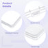 wkao 12 7.5 5.1 0.7 Inch Clear Breast Milk Storage Trays for Freezer, Space-Saving X X Storage Solution