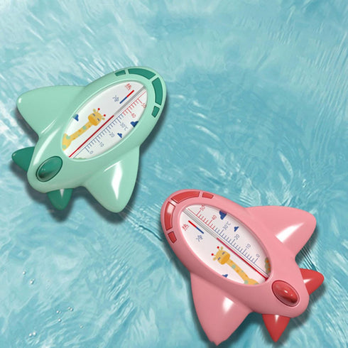 Floating Cartoon Bath Thermometer for Safe Tub Temperature Monitoring - Green