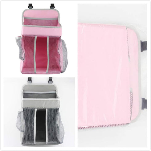 Pink Hanging Diaper Organizer - Nursery Storage Solution