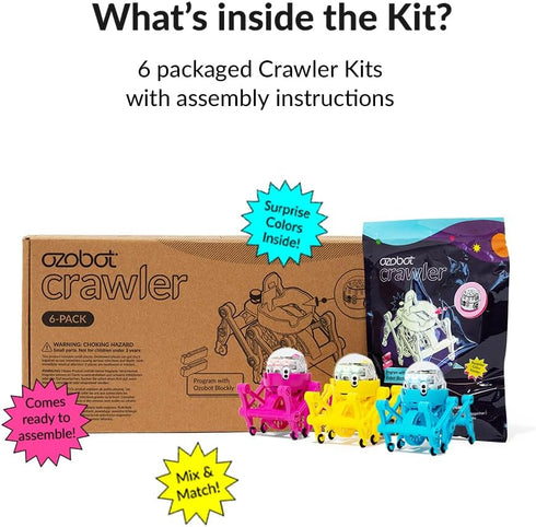 Crawler for Evo Robot - Interactive Programming Accessory, Enhances STEM Education, Develops Critical Thinking, Ideal
