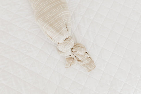 Copper Pearl Large Premium Knit Baby Swaddle Receiving Blanket Clay