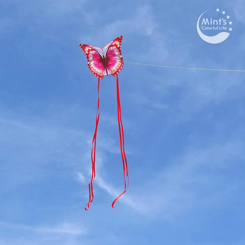 Mint's Colorful Life Butterfly Kite for Kids & Adults, Easy to Fly with 300ft String Handle