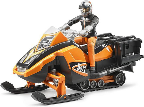 Bruder Snowmobile with Accessories & Driver