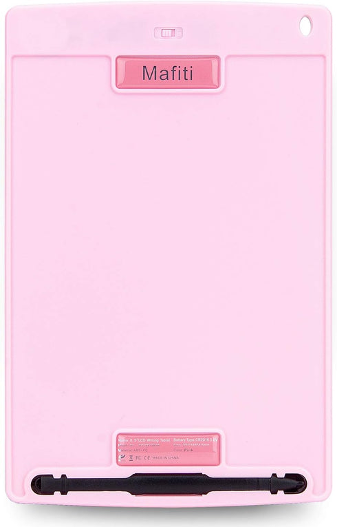 Mafiti 8.5 Inch LCD Writing Tablet - Portable Electronic Doodle Board for Kids - Gifts for Girls - Pink