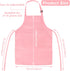 Morcheiong 8/12/24 Pack Adjustable Kids Apron Bulk with 2 Pockets Toddler Apron Kids Painting Aprons for Baking Painting
