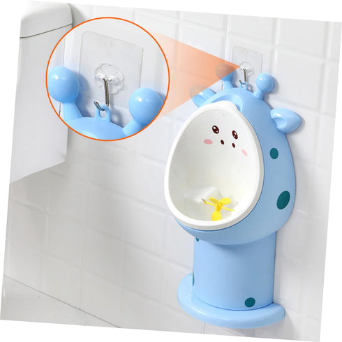 ORFOFE Potty Training Urinal for Boys with Height Suspension Hook Anti-Splash Design Cute Cartoon Pinwheel Target