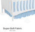 MD Home Decore 100% 14" Crib Bed Skirt Dust Ruffle with Split Corners - Cotton - Nursury Standard Crib Bedding Toddler