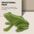 NUOBESTY Miniature Frog Figurine, Plastic Frog Statue Models Toy Figures, Cake Topper Fairy Garden Ornament for Bonsai