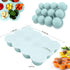12 2.5oz, Samuelworld Baby Breast Milk and Food Storage Container, Portions x Stackable Food Grade Silicone Tray