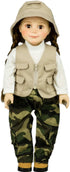 The Queen's Treasures 18 Inch Doll Clothes & Accessories, 4 Pc Fishing Outfit with Pants, Hat, Vest & Shirt