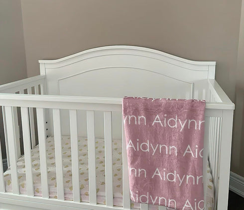 Personalized Custom Blanket, Baby Girl Blanket, Name Blanket, Girl Blanket Gift, Baby Blanket, Kids Blanket, Custom