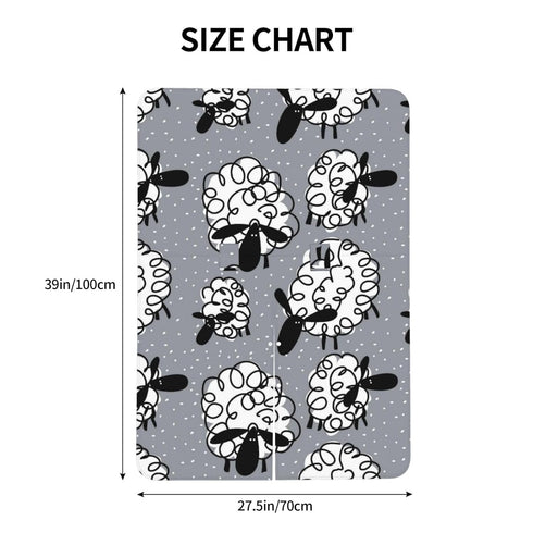 Zhbvncp Funny Sheep Baby Car Seat Cover & Breastfeeding Nursing Cover - Breathable Stretch Fabric Multi-Use Nursing