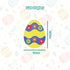 12 Pack Fennoral Easter Egg Craft Kit for Kids Make You Own Egg Foam Stickers Ornament DIY Easter Arts and Crafts