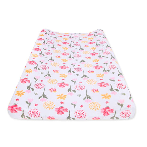 Burt's Bees Baby Changing Pad Cover - 100% Organic Jersey Cotton for Standard 16 x 32 Inch Changing Mats