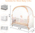 JOINSI Baby Crib Pop up Tent Infant Safety Mesh Cover Net - Canopy Cover to Keep Baby from Climbing Out